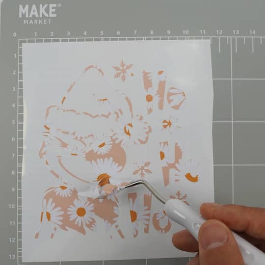 Daisy Pattern Permanent Vinyl by Make Market®